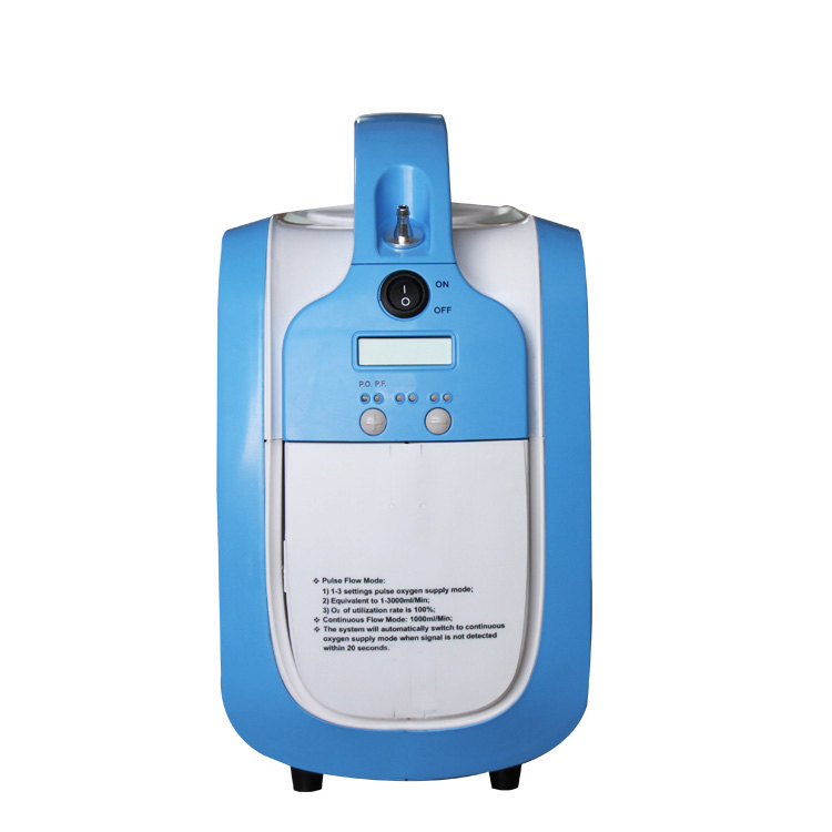 3LPM Portable Oxygen Concentrator miaraka amin'ny Battery Power Pulse Flow sy Continuous Flow