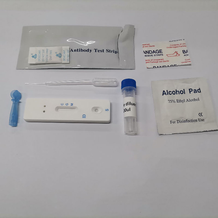 Kitapom-panadinana antigène volamena koloidal covid-2019 Igm Igg Rapid Test Kit