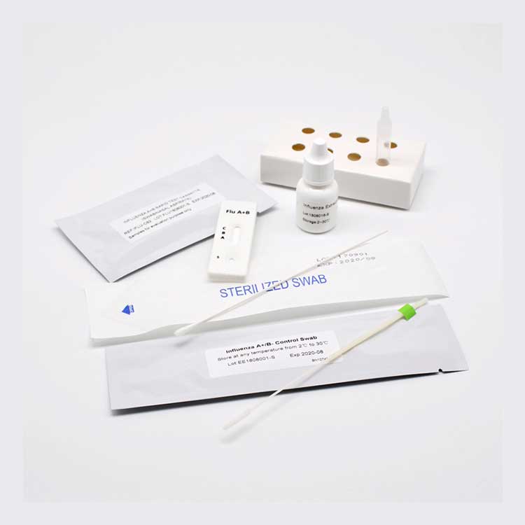 Otrikaretina gripa H1n1 A+b Swab/Nasal Aspirate Rapid Test Kit